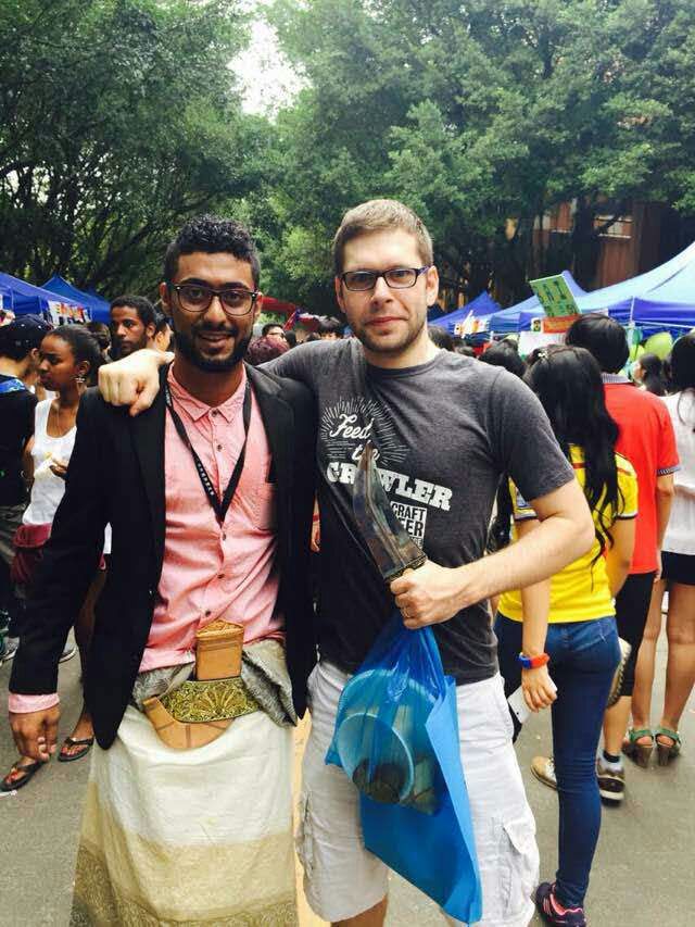 Professor Isaacs (on the right side)